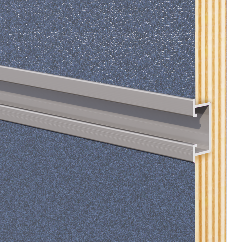 Aluminum Recessed Mini Strut Channel – 7/16" Channel – 6063-T5 - View 1
