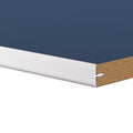 Aluminum Push-In Edge Trim – Smooth – Covers 1-1/4" – 6063-T5 - View 1
