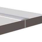 Aluminum T-Molding Edge Trim – Covers 1" – 6063-T5 - View 1